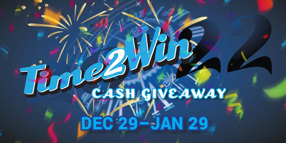 Time2Win Cash Giveaway