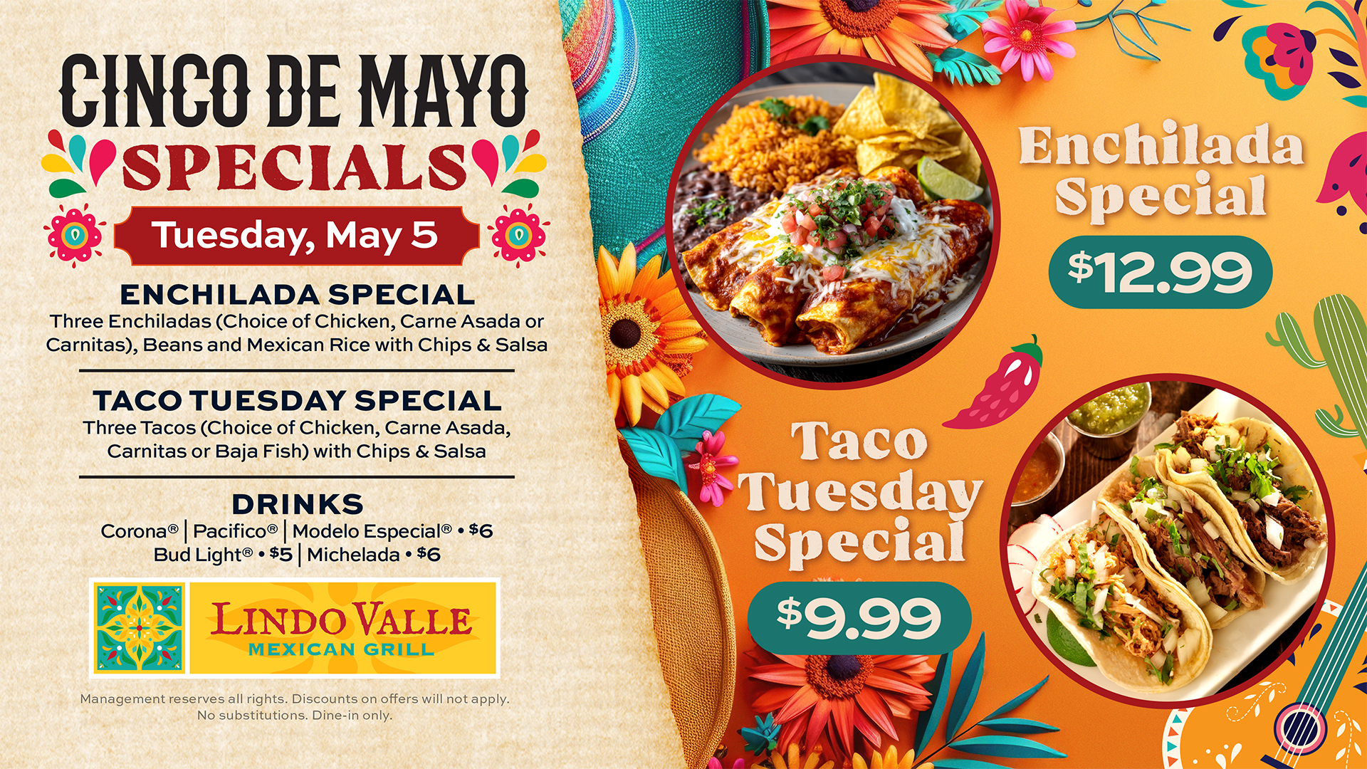 Pauma Cafe Specials | BBQ DInner, Fried Chicken, and Prime Rib | 4 PM - 10 PM