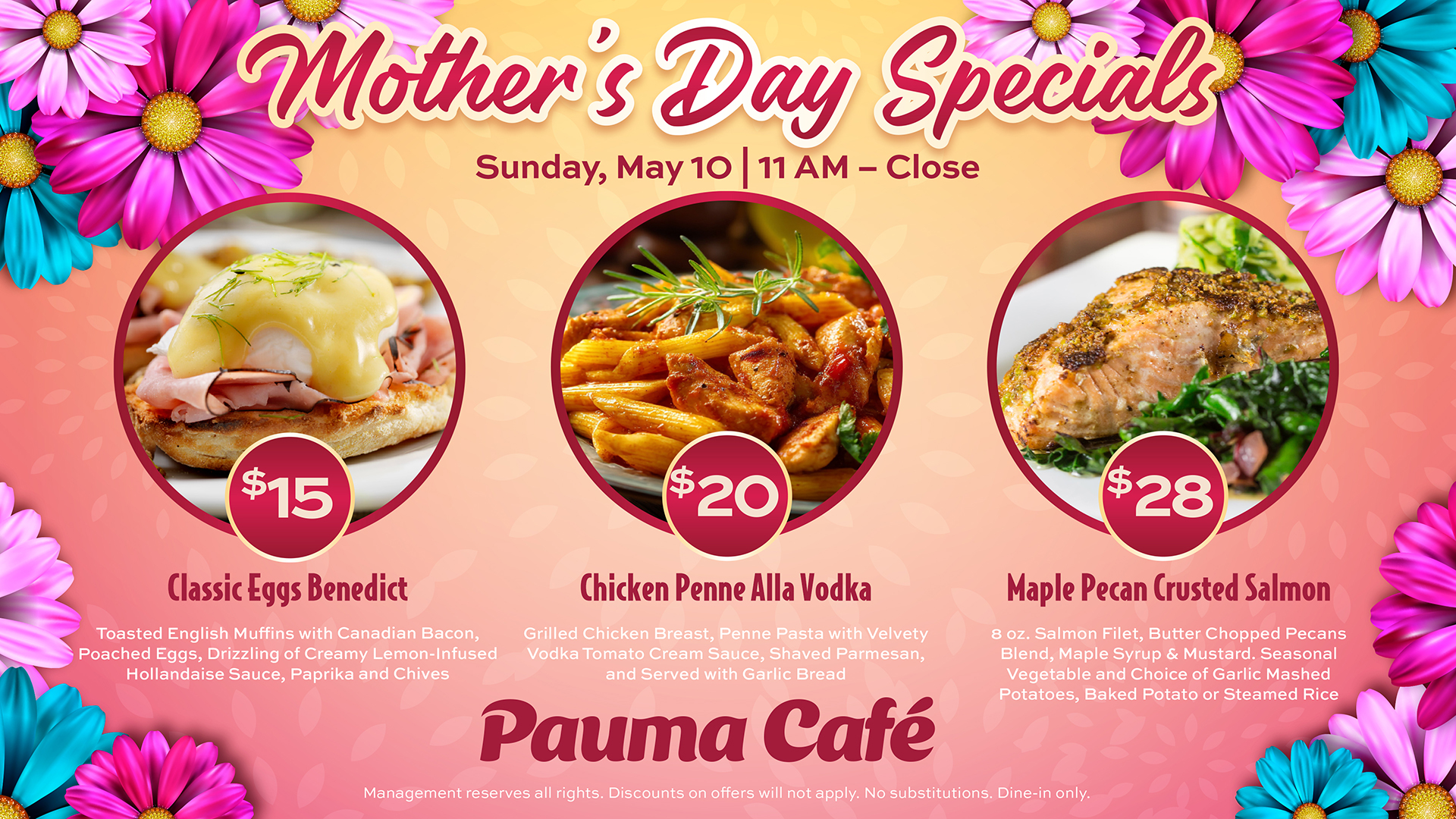 Pauma Cafe Specials | BBQ DInner, Fried Chicken, and Prime Rib | 4 PM - 10 PM