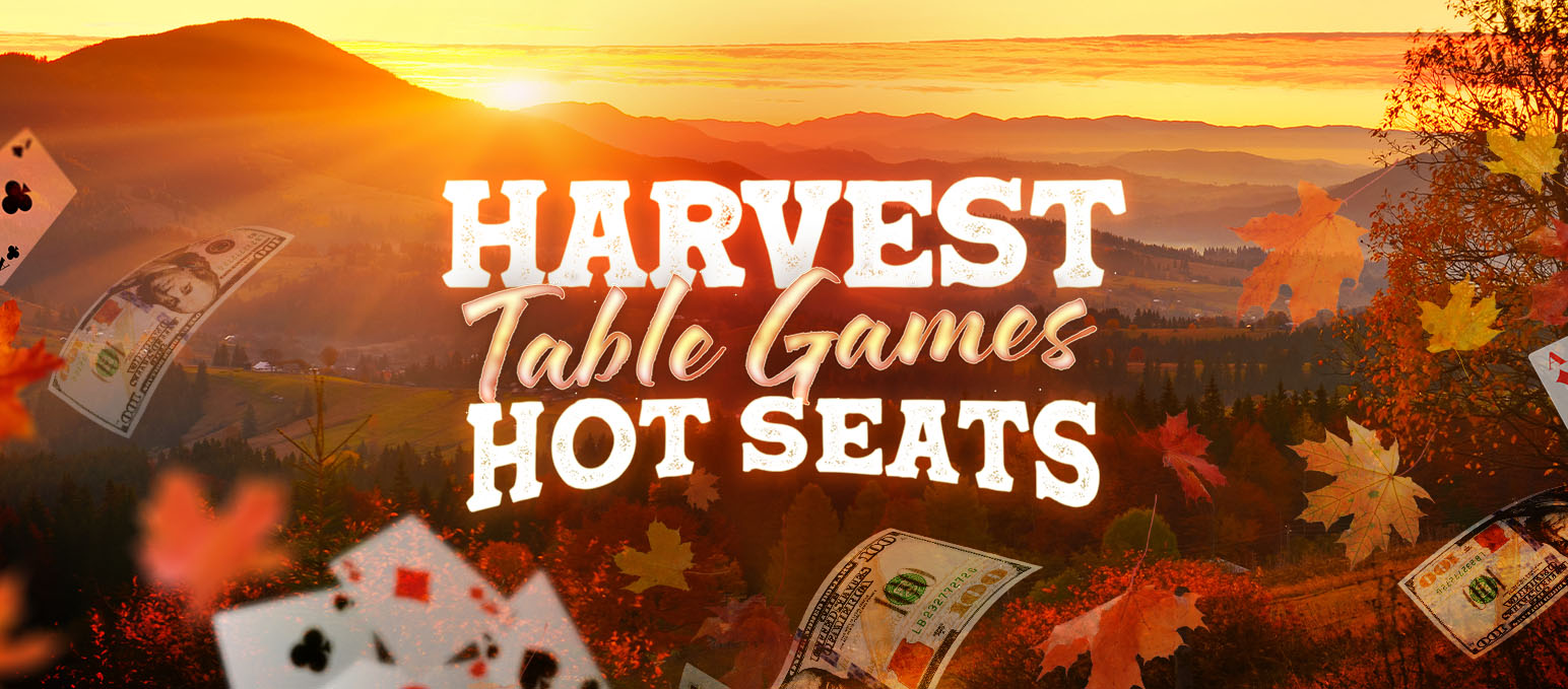 Harvest Table Games Hot Seats